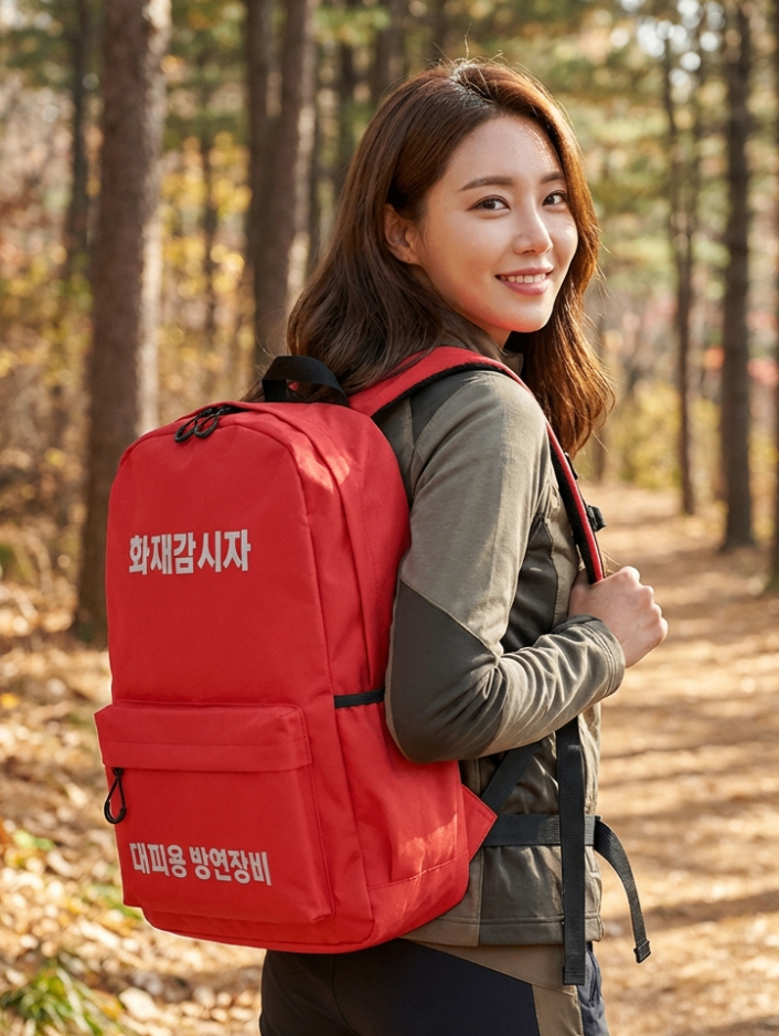 백팩(화재감시자, 빨강)
